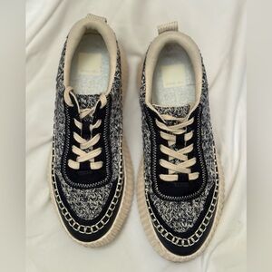Dolce Vita Navy and Cream Sneakers
